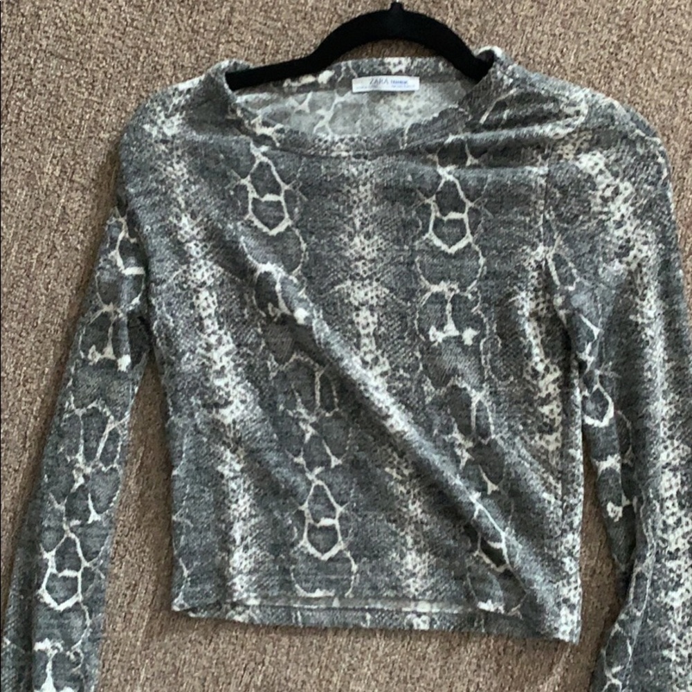 Zara cropped long sleeve